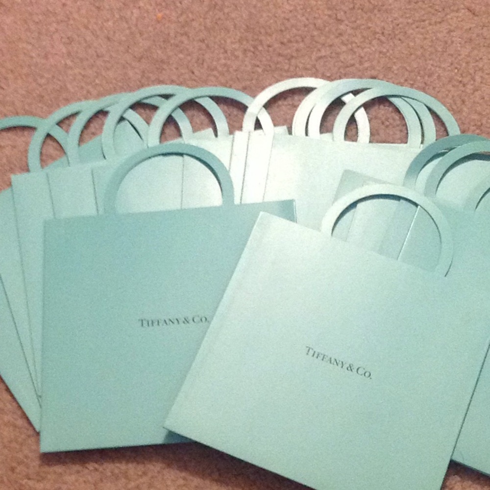Tiffany and Company bags invitation holders